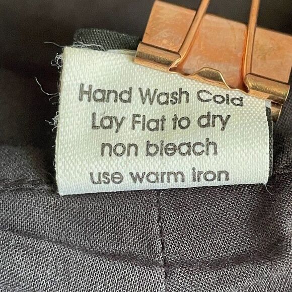 Jarbo Ultra Flare Maxi Skirt Womens Size 10 Black A Line Swing Skirt 100% Cotton - Picture 7 of 13